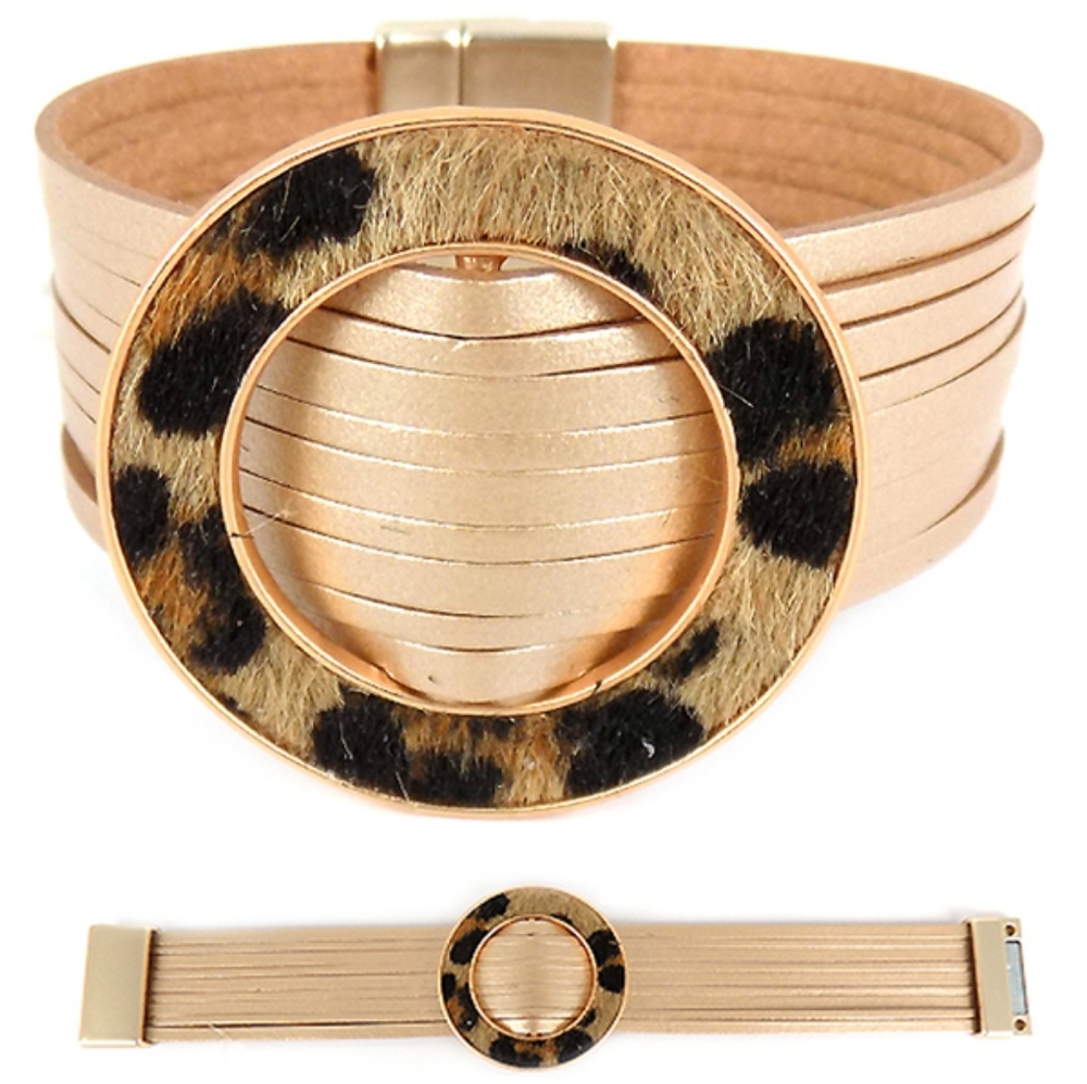 Animal Print Ring Bracelet
